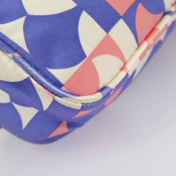 PRADA Chain Shoulder Bag Nylon Purple Silver Auth 96985 - Picture 15 of 16